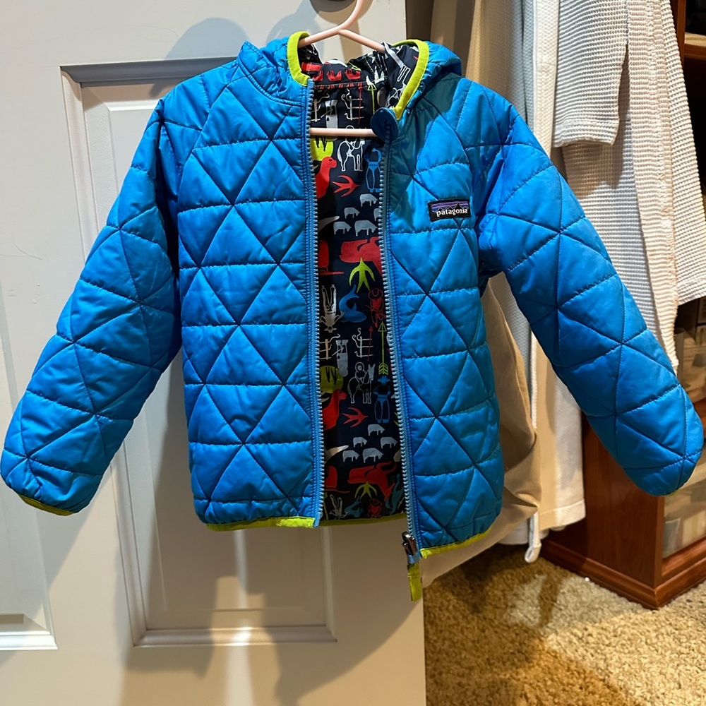 Patagonia Youth Nano Puff Jacket 4T reversible